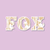 fox wooden letters